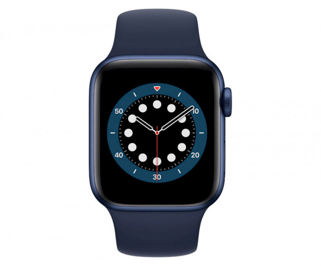 Apple Watch 6 40mm GPS Blue Aluminum Case w. Deep Navy Sport Band (MG143) б/у